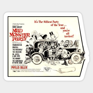 Mad Monster Party? Sticker